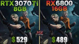 RTX 3070 Ti vs RX 6800  R7 7800X3D  Tested in 15 games