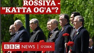 Путин параддан Марказий Осиёга кучини кўрсатиб қўйиш учун фойдаландими? Ўзбекистон -BBC News Ozbek