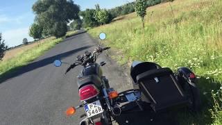 CB650 i wózek boczny Steib LS200 test drogowy cz.1