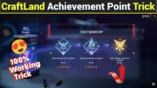 Reach Master Crafter in Craftland  CraftLand Achievement Mission Free Fire  Craftsmanship