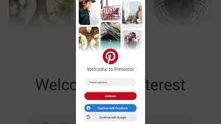 How to sing up  on the Pinterest app  Pinterest app par account kaise Open kare  in easy steps