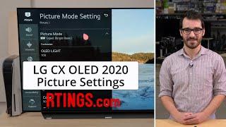 LG CX OLED 2020 - TV Picture Settings