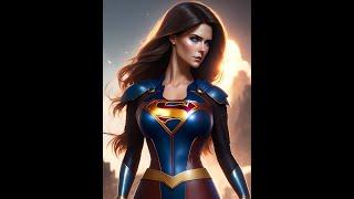 AI recreated superheroine Super Girl @Superheroines