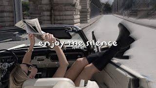 depeche mode - enjoy the silence sped up