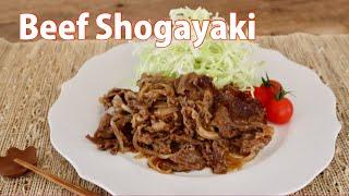 Beef Shogayaki Recipe - Japanese Cooking 101