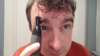 Review and demo of Philips NT316010 Nose Ear and Eyebrow Trimmer
