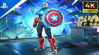 Marvel Rivals - Captain America Full Match Gameplay MVP 4k  Gamescom 2024