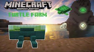 Scute turtle egg farm minecraft bedrock 1.19