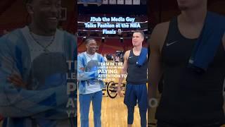 JDub Talks Fashion with Michael Porter Jr. at the NBA Finals ️  #NBA #Shorts #OKCThunder