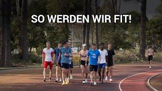 Intervalltraining auf der Laufbahn ‍