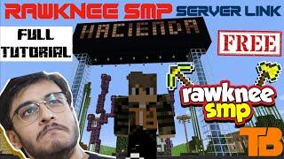 How to Join Rawknee Minecraft SMP Server + FREE REGISTRATION ? ll Tech BURNed ll @TheRawKneeGames