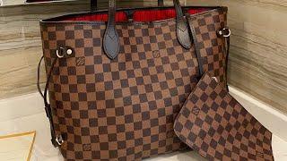 Сумка Луи Витон Neverfull Damier RED