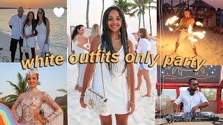 GRWM For A WHITE OUTFITS ONLY PARTY   *Maldives Vlog*