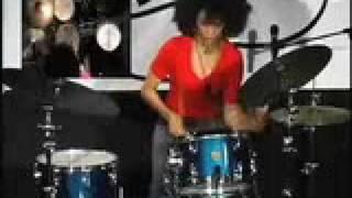 Cindy Blackman at the Chicago Drum Show 2008