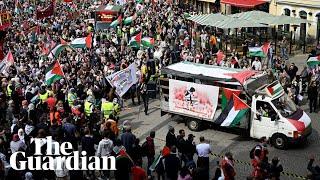 Thousands protest in Malmö against Israel taking part in Eurovision