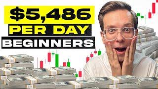 TRADING SIGNALS  +$5486 IN 10 MINUTES EASY GUIDE FOR BEGINNERS