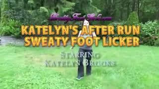 Katelyn Sweaty foot lucky foot licker