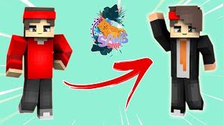 TUTORIAL cara GANTI BAJU SKIN MINECRAFT seperti SANS SMP