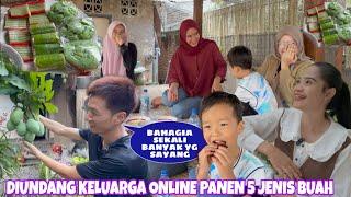 KELUARGA ONLINE UNDANG KERUMAHNYA LANGSUNG DISUGUHI JAJANAN TRADISIONAL DAN PANEN BUAH SEPUASNYA