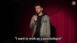 Russian stand-up comedian tells about his girlfriend ENG SUBS