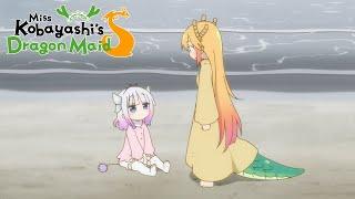 Tohru and Kanna First Meet  Miss Kobayashis Dragon Maid S