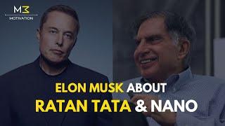 Elon Musk Talks About Ratan Tata  A Gentleman & A Scholar