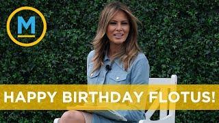 The White House celebrated Melania Trumps birthday with an unusual social media image