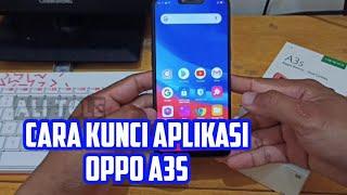 cara mengunci aplikasi Oppo a3s