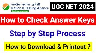 How to Check & Challenge Answer keys? How to Check UGC NET Answer Keys UGC NET 2024 UGC NET MENTOR