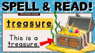 SPELL & READ  VOCABULARY WORDS FOR KIDS  PRACTICE READING ENGLISH  SPELLING  TEACHING MAMA