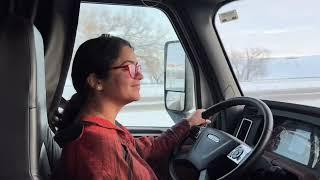 Indian girl truck driver   to   My Trucking Journey.