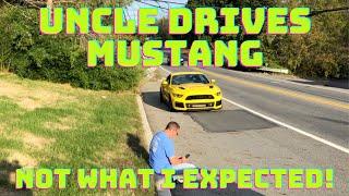 Uncle Drives 800+ HP Mustang For The First Time