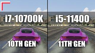 Intel Core i7-10700K vs Intel Core i5-11400 — Test in 10 Games 1080p 1440p