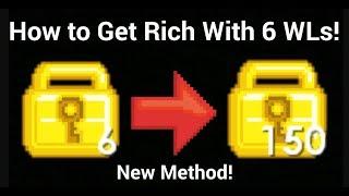 How to Get Rich With only 6 WLs  Growtopia