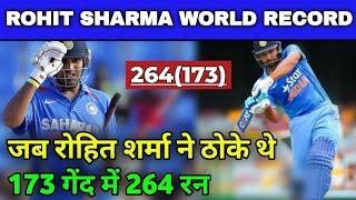 Rohit Sharma world record 264 run 