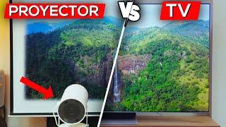 TV vs PROYECTOR  ¿CUAL COMPRAR? ¿CUAL ES MEJOR? Todas las DIFERENCIAS 