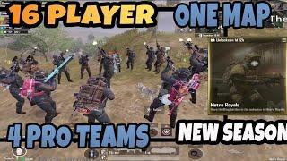 METRO İS BACK - 16 PEOPLE ON ONE MAP - PUBG METRO ROYALE