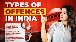 What are these Offences - Cognizable Bailable & Compoundable Offences?  Criminal Laws in India