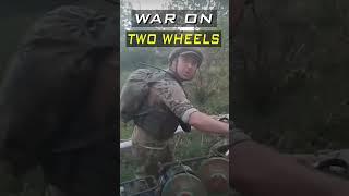 Ukrainian Soldiers Use Bicycles to Transport Mines to the Frontlines #army #bicycle #twowheels