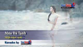 KARAOKE 4K - BEAT GỐC Mưa Đã Tạnh - Nhật Kim Anh 