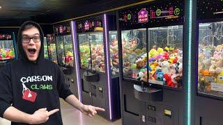 TONS AND TONS OF CLAW MACHINES