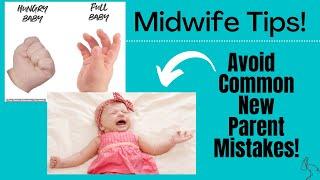 3 Important Newborn Care Tips FROM A MIDWIFE  Babys First Days Home  Common New Parent Mistakes