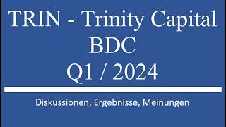 Aktie im Depot TRIN - Trinity Capital - Q1 2024 Zahlen