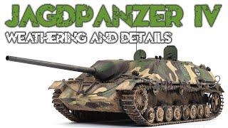 Awesome Jagdpanzer IV70V Lang - Tamiya 35340 135 - Part 3 weathering