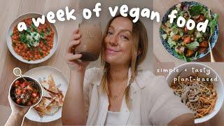 what I eat in a WEEK as a vegan simple realistic meals  ft. Cosmic Cookware Australia