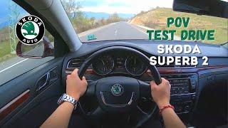 Skoda Superb II 2.0tdi 170hp DSG6  POV Test Drive 60FPS