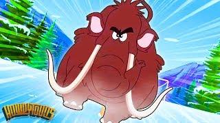 Five Woolly Mammoths - The Woolly Mammoth Song - Prehistorica by Howdytoons