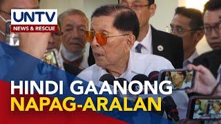 Ex-Sen. Enrile POGO isang money-laundering op Duterte order sa offshore gaming ‘ill-advised’