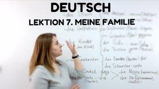 НЕМЕЦКИЙ. Урок 7. Meine Familie - моя семья на немецком    #немецкий #deutsch #englifetv