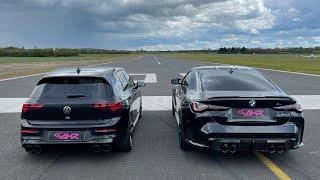 DRAG RACE 2021 VW GOLF R VS NEW BMW M4 COMPETITION